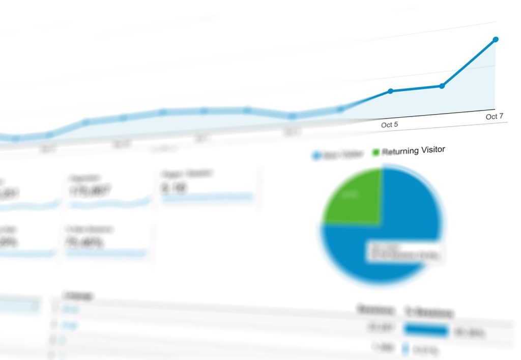 Audience Overview of Google Analytics report