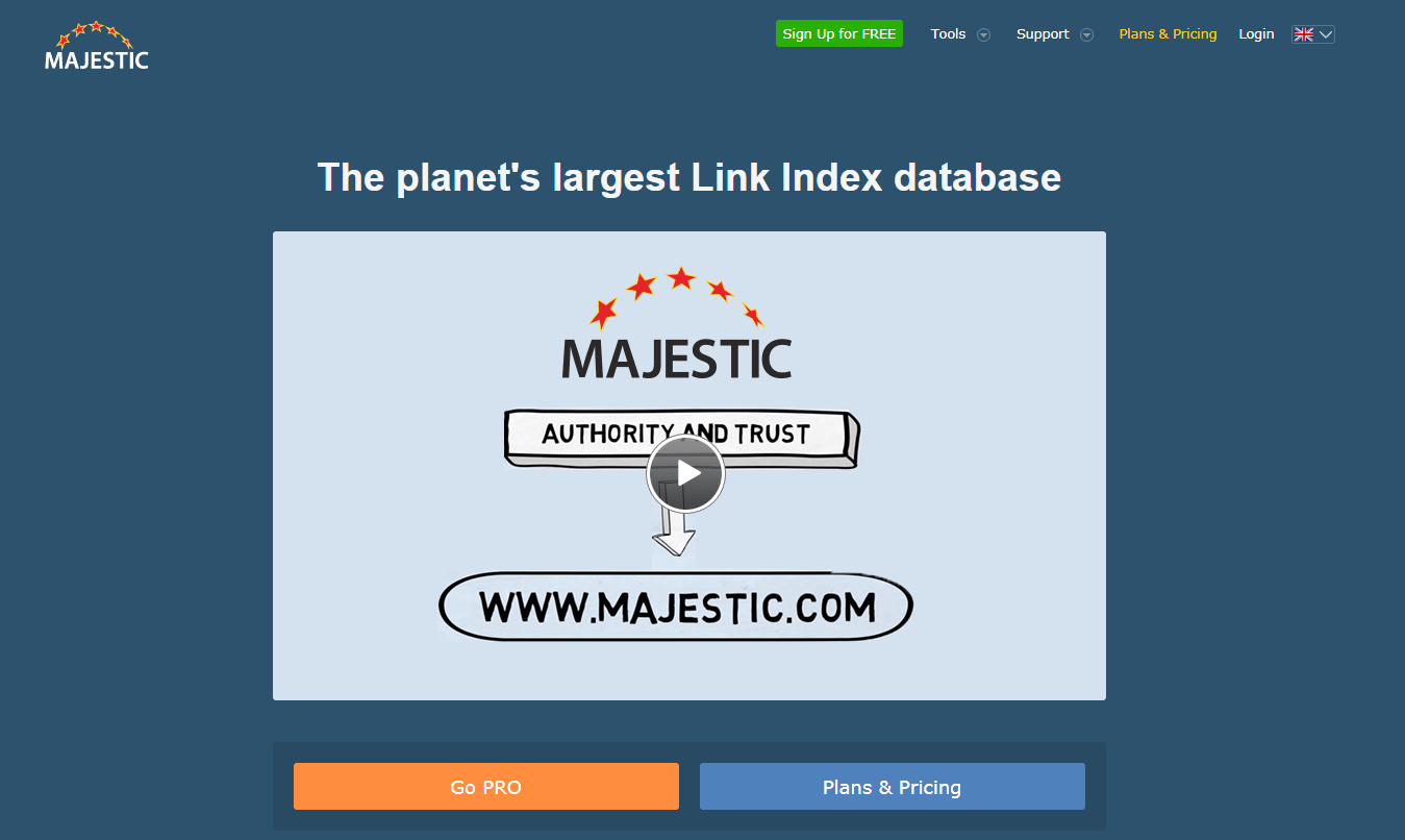 Majestic SEO the most powerful Search Engine Tool online for FREE