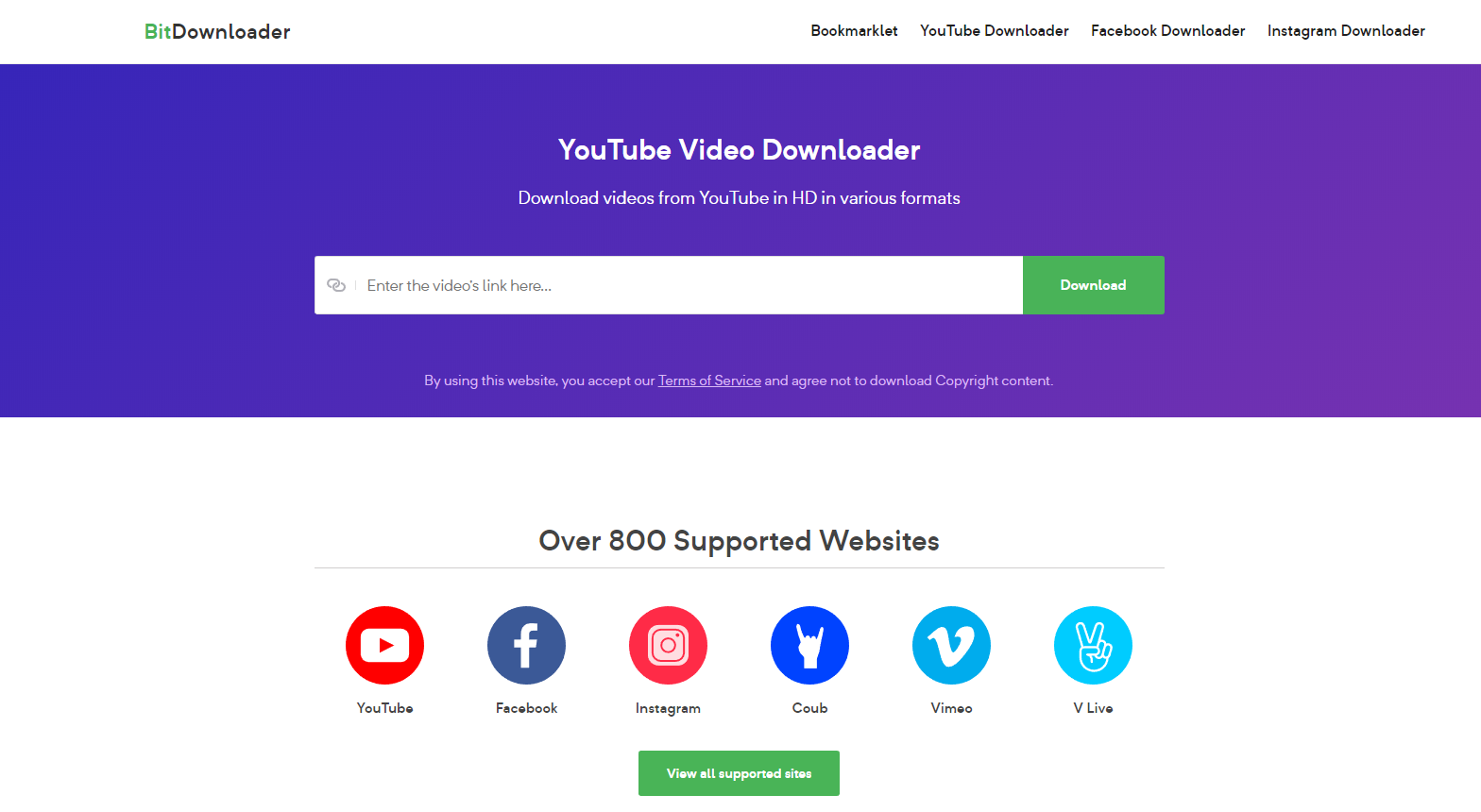 BitDownloader - Download V Live Videos in HD