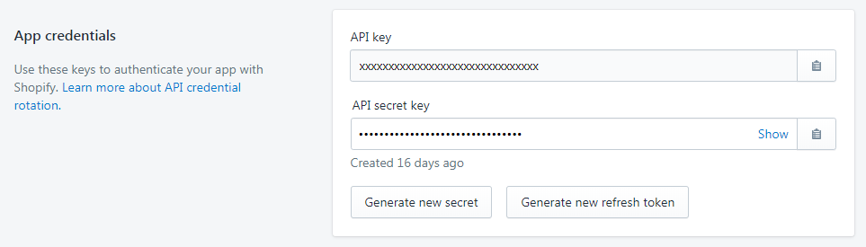 Where To Get the Shopify App Credentials - Shopify Partner Dashboard