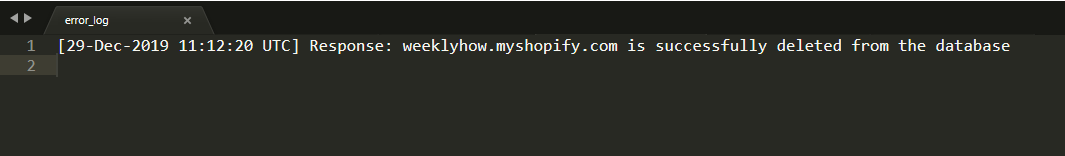 Getting response from Webhook API in Shopify PHP
