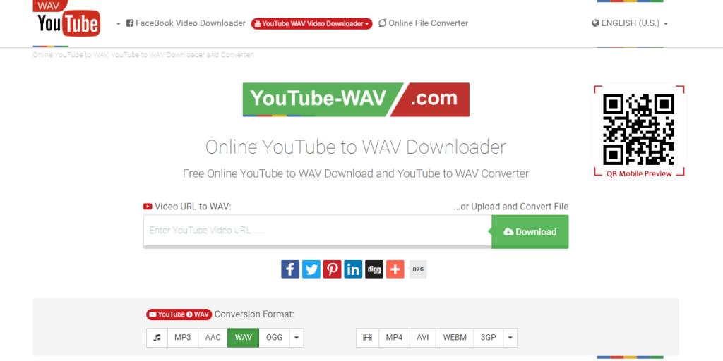 YouTube-WAV - Online YouTube to WAV Downloader and Converter