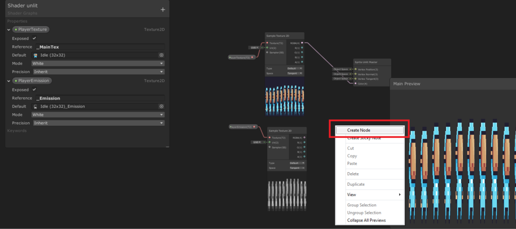 unity create node shader editor