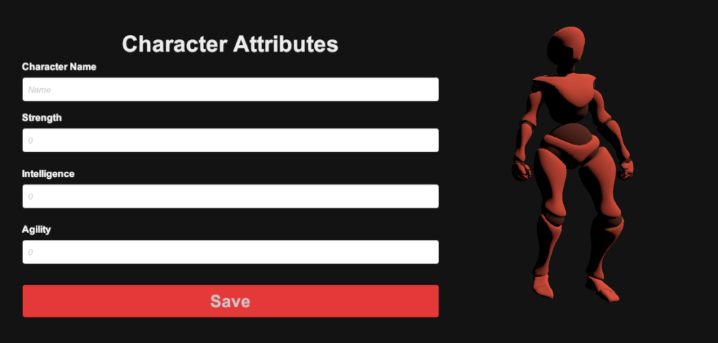 saving character data attributes