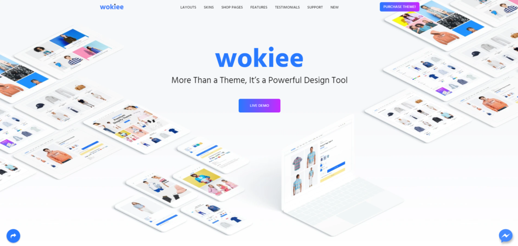 best shopify themes in 2020 featuring wokiee