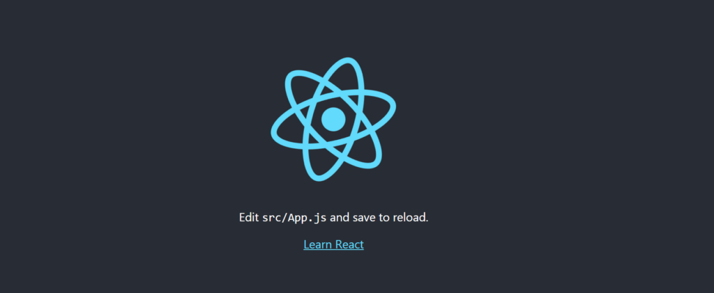 react new project web application