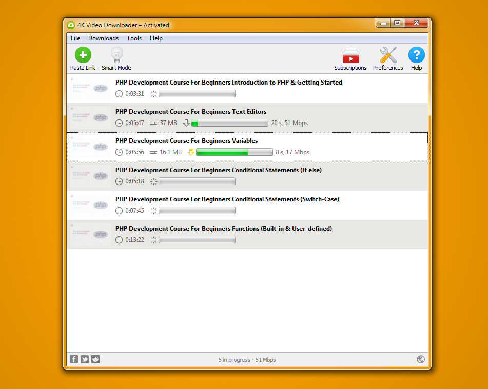 4K Video Downloader to download free courses online